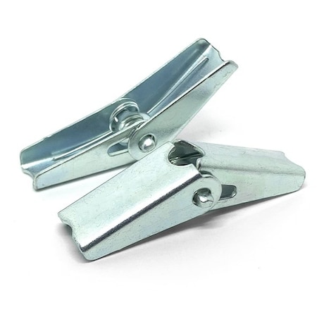 Boltsandnuts.Com 50 Pieces No 10-24 Spring Wing Toggle Nuts Steel Zinc Clear, 50PK 10CSTWN2Z-50